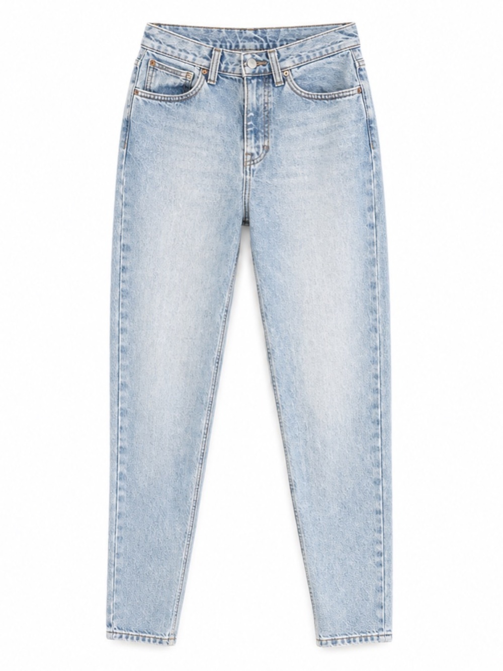 Vintage Calvin Klein Light Wash High-Rise Mom Jeans – Size 26, 30" Inseam EUC